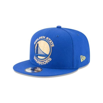 Golden State Warriors Gorra | New Era NBA Squad Twist 9fifty Snapback Cap Mexico - Azules